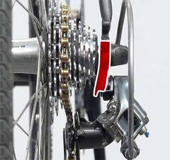 bike chain off gears