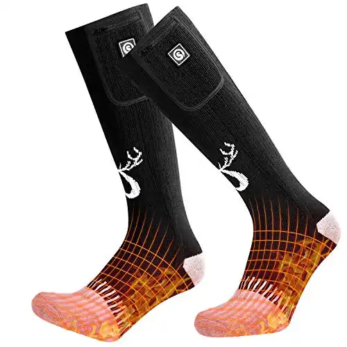 Snow Deer Electric Heated Ski Socks